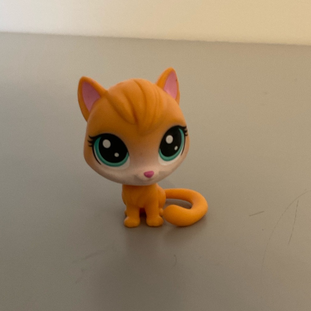 Lps #67 Pawlina Pillowby Orange Cat Littlest Pet Shop